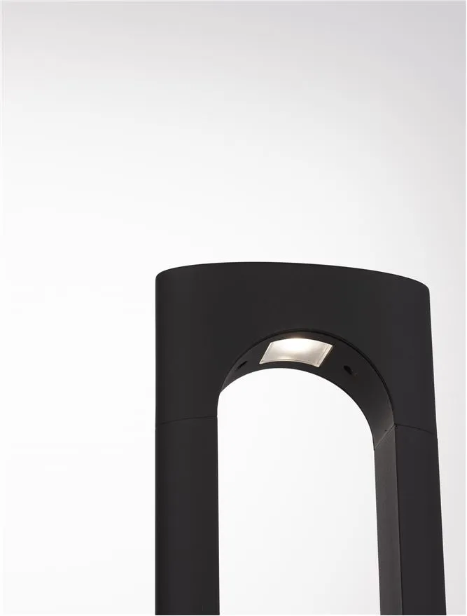 Stâlp PORTAL LED 13.5 W, 220-240 V, 890 lm, 3000K, IP54, CRI ≥80, aluminiu și acril 8