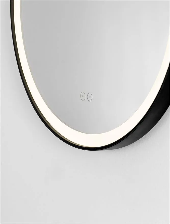 Oglindă REMS LED 29 W, 220-240 V, 701 lm, 4000K, IP44, oțel și sticlă