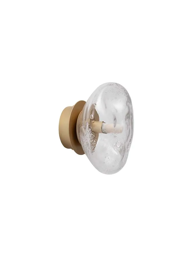 Aplică KING G9, 1x5 W, 100-240 V, IP20, metal, sticlă și alamă D170