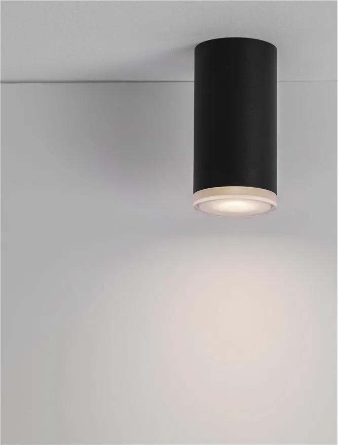 Plafonieră MAO GU10, 1x10 W, 100-240 V, IP44, aluminiu și acril