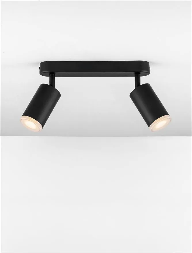 Suspensie MAO GU10, 2x10 W, 100-240 V, IP44, aluminiu și acril