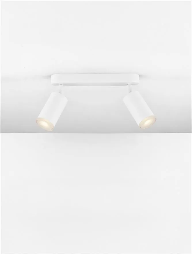 Suspensie MAO GU10, 2x10 W, 100-240 V, IP44, aluminiu și acril
