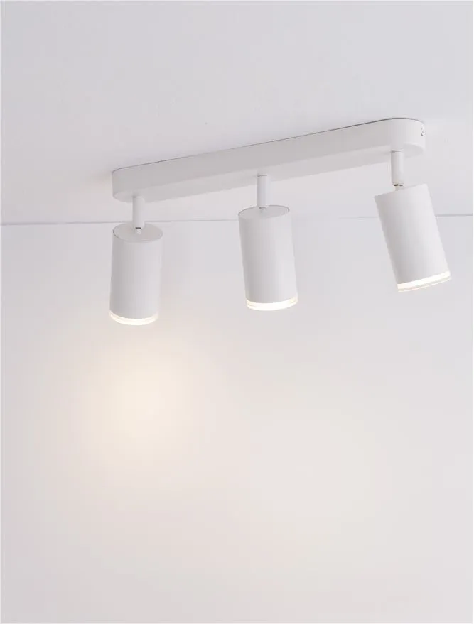 Suspensie MAO GU10, 3x10 W, 100-240 V, IP44, aluminiu și acril