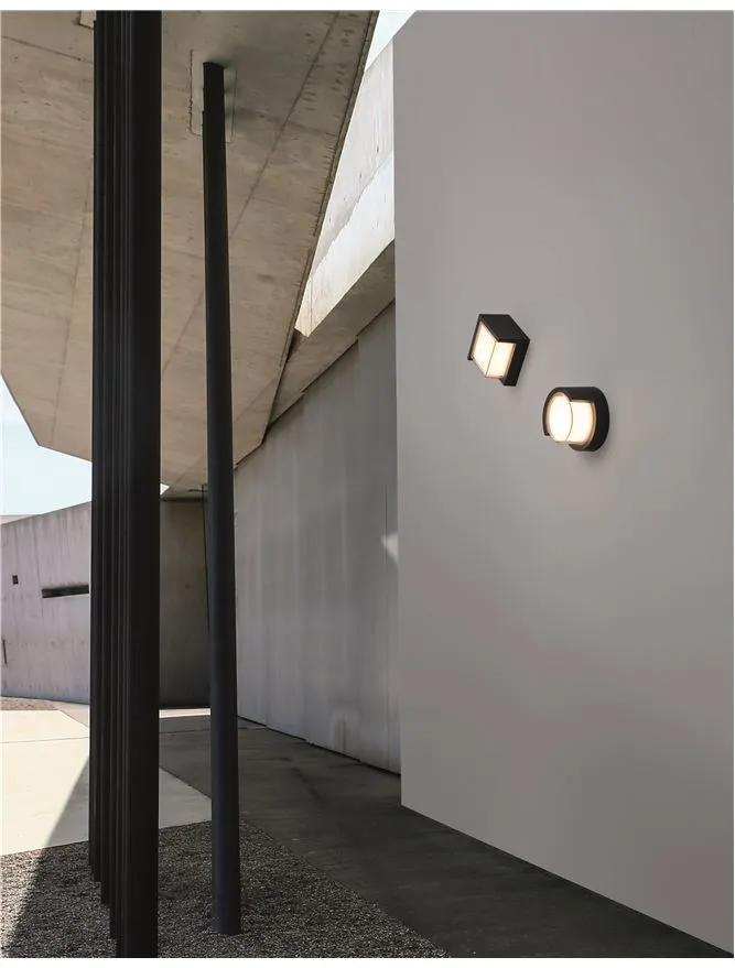 Aplică exterior MAX LED 12 W, 220-240 V, 430 lm, 3000K, IP65, acril și ABS