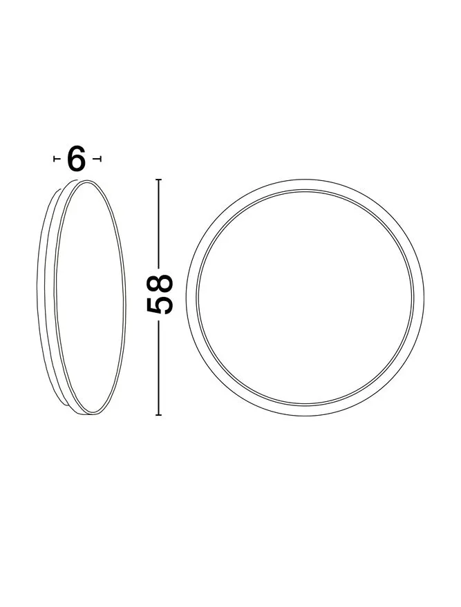 Oglindă ONAR LED 21 W, 220-240 V, 870 lm, 3000K, IP20, aluminiu, acril și metal