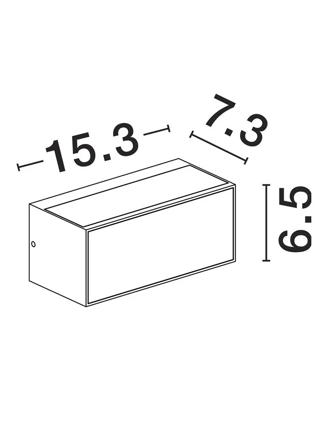 Aplică exterior INGA LED 11 W, 220-240 V, 875 lm, 3000K, IP65, aluminiu și sticlă 7