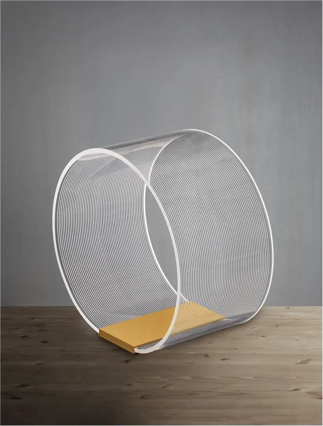 Veioză VALENTIN LED 14 W, 220-240 V, 786 lm, 3000K, IP20, dimmabil, aluminiu, acril și alamă