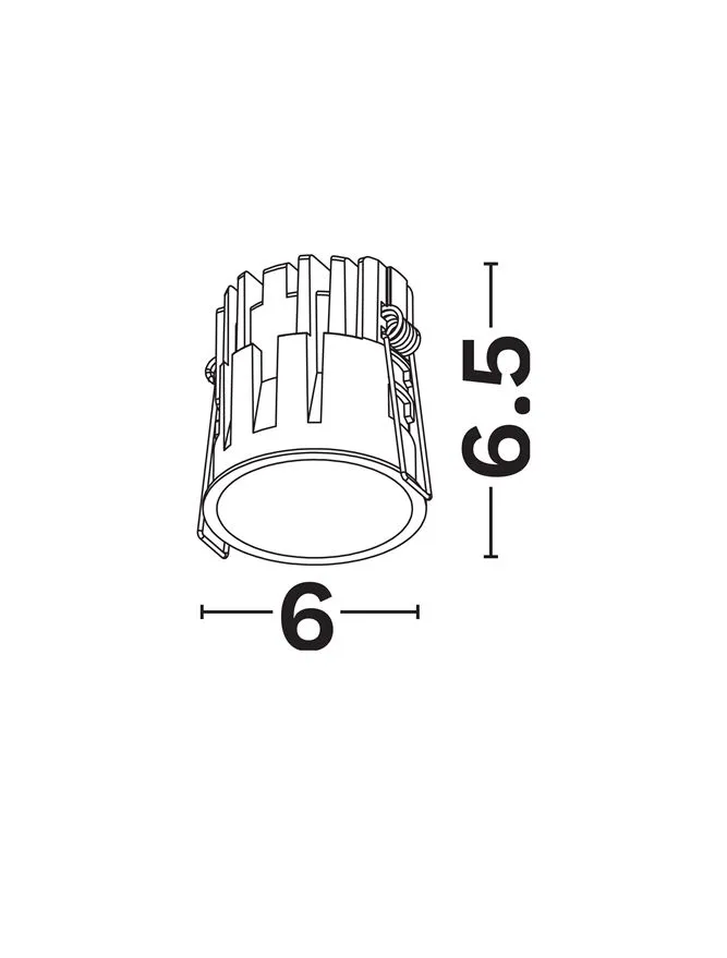 Spot Talus LED 10 W, 220-240 V, 716 lm, 3000K, IP44, CRI ≥97, aluminiu