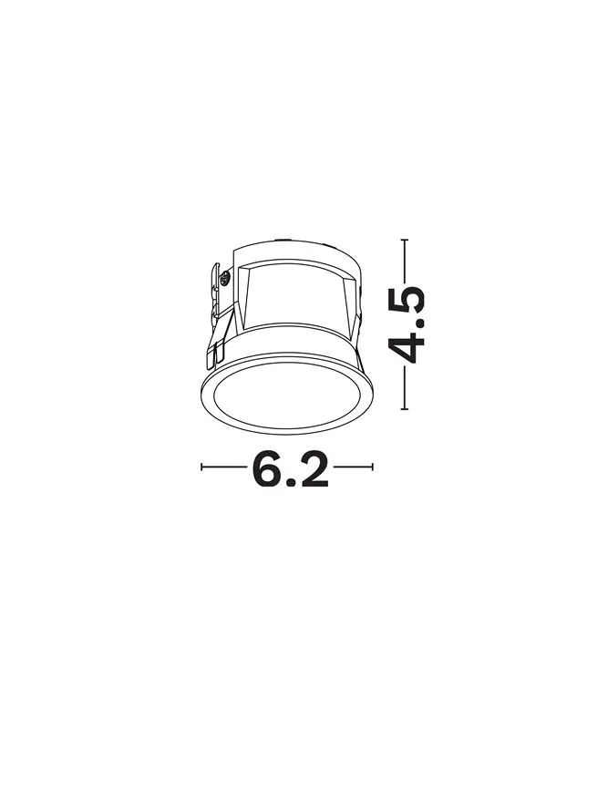 Spot Spezia GU10, 1x10 W, 220-240 V, IP20, aluminiu