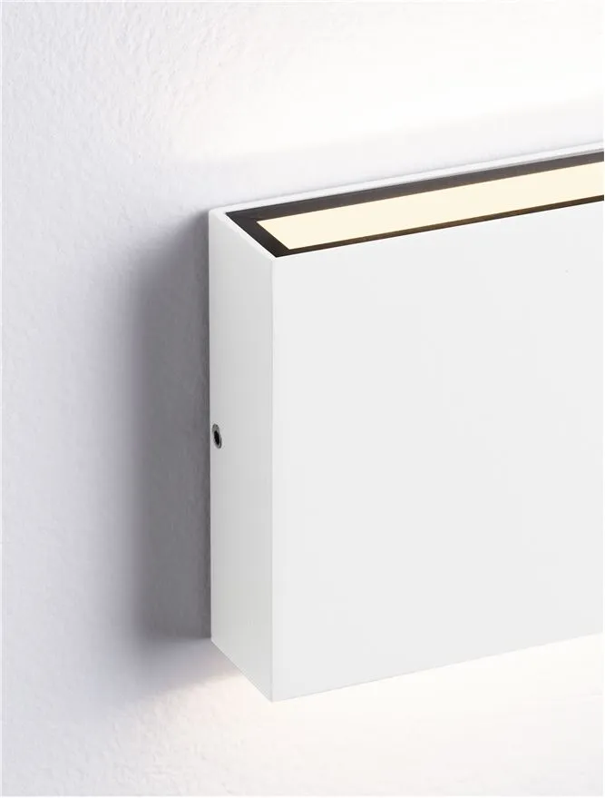 Aplică exterior TICK LED 7 W, 220-240 V, 491 lm, 3000K, IP54, aluminiu și sticlă