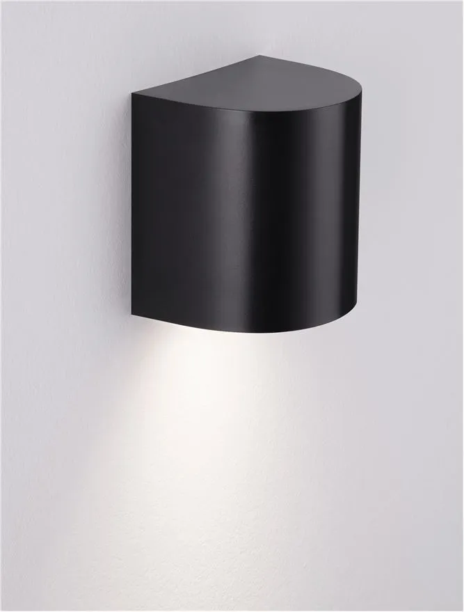 Aplică exterior YORK GU10, 1x10 W, 100-240 V, IP65, policarbonat și acril