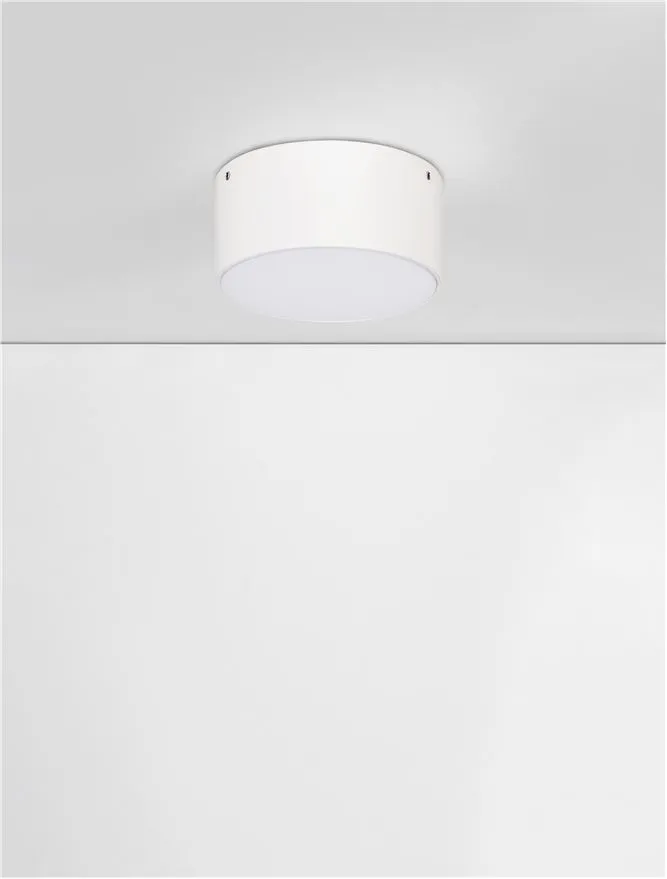 Plafonieră exterior JUDI LED 10 W, 100-240 V, 655 lm, 3000K, IP65, policarbonat și aluminiu