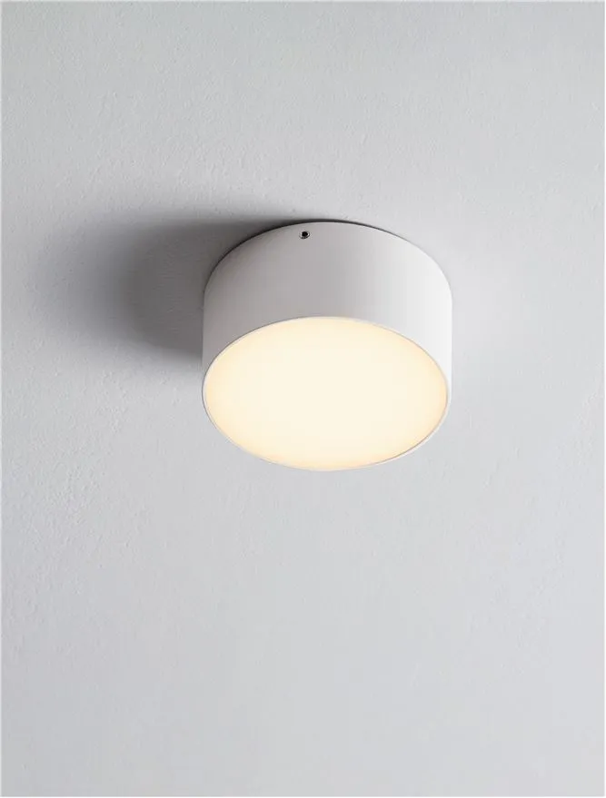 Plafonieră exterior JUDI LED 10 W, 100-240 V, 655 lm, 3000K, IP65, policarbonat și aluminiu