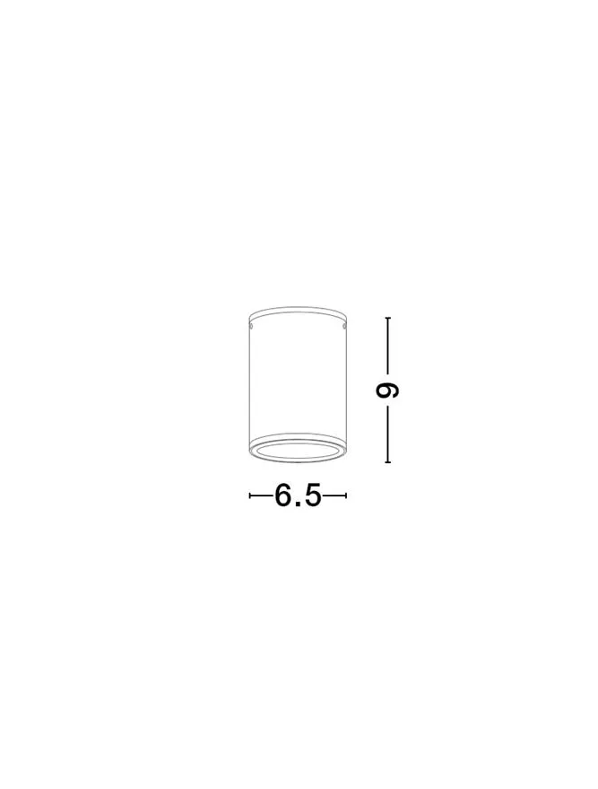 Plafonieră exterior LUMINA LED 6 W, 100-240 V, 509 lm, 3000K, IP65, aluminiu și sticlă