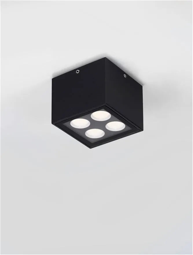 Plafonieră exterior SIMPLY LED 8 W, 220-240 V, 448 lm, 3000K, IP54, aluminiu și sticlă