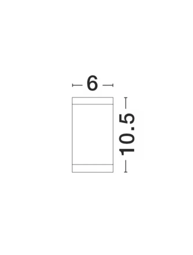 Plafonieră exterior CERISE GU10, compatibil 1x35 W, 220-240 V, IP54, aluminiu și sticlă
