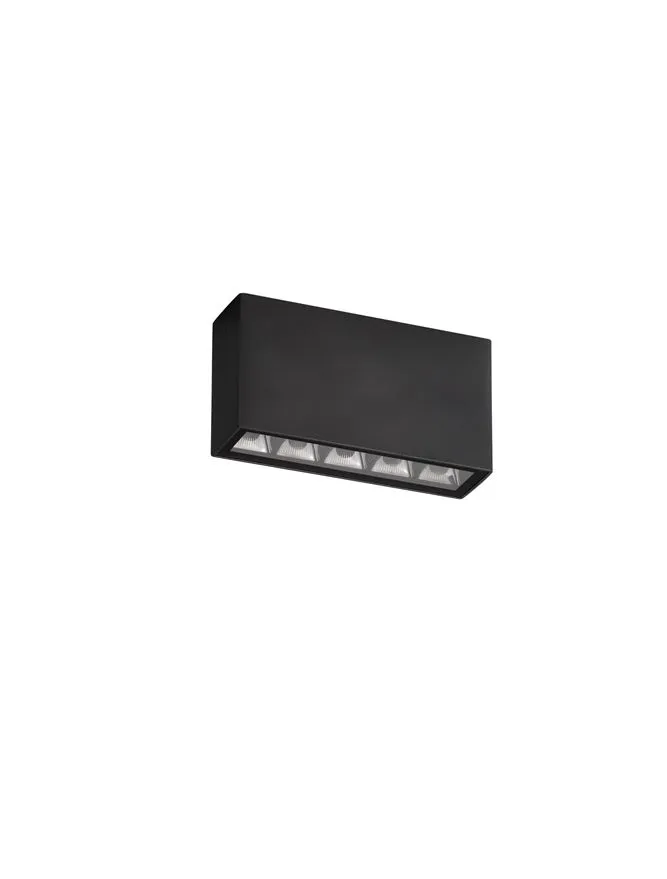 Plafonieră exterior JAX LED 7 W, 220-240 V, 560 lm, 3000K, IP65, aluminiu și sticlă