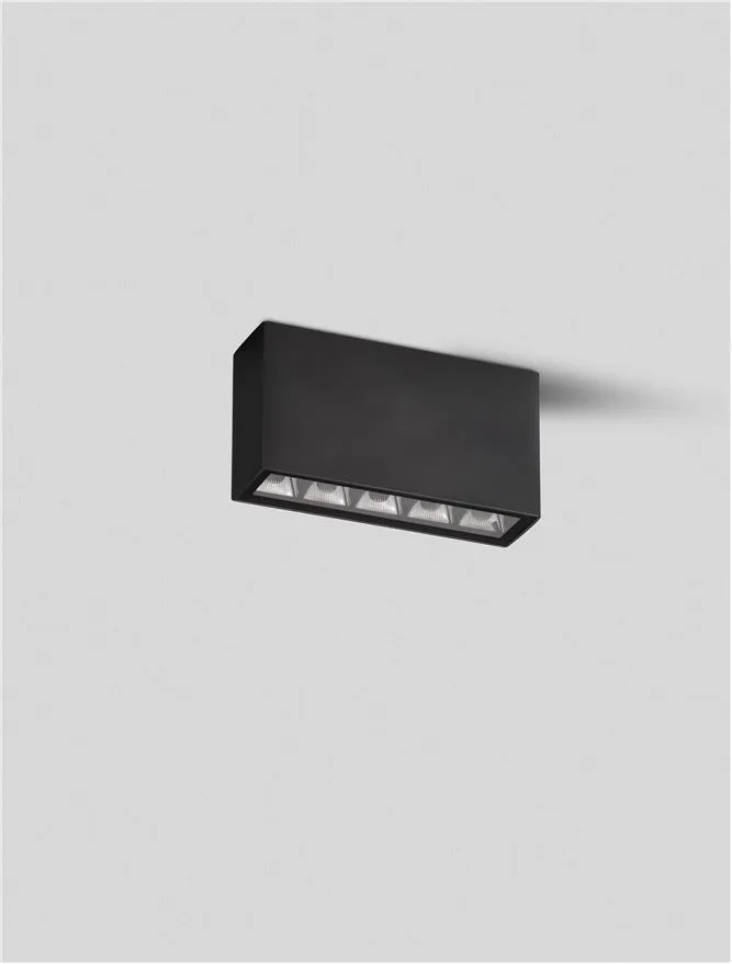 Plafonieră exterior JAX LED 7 W, 220-240 V, 560 lm, 3000K, IP65, aluminiu și sticlă