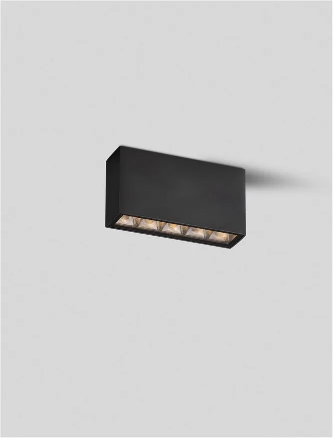Plafonieră exterior JAX LED 7 W, 220-240 V, 560 lm, 3000K, IP65, aluminiu și sticlă