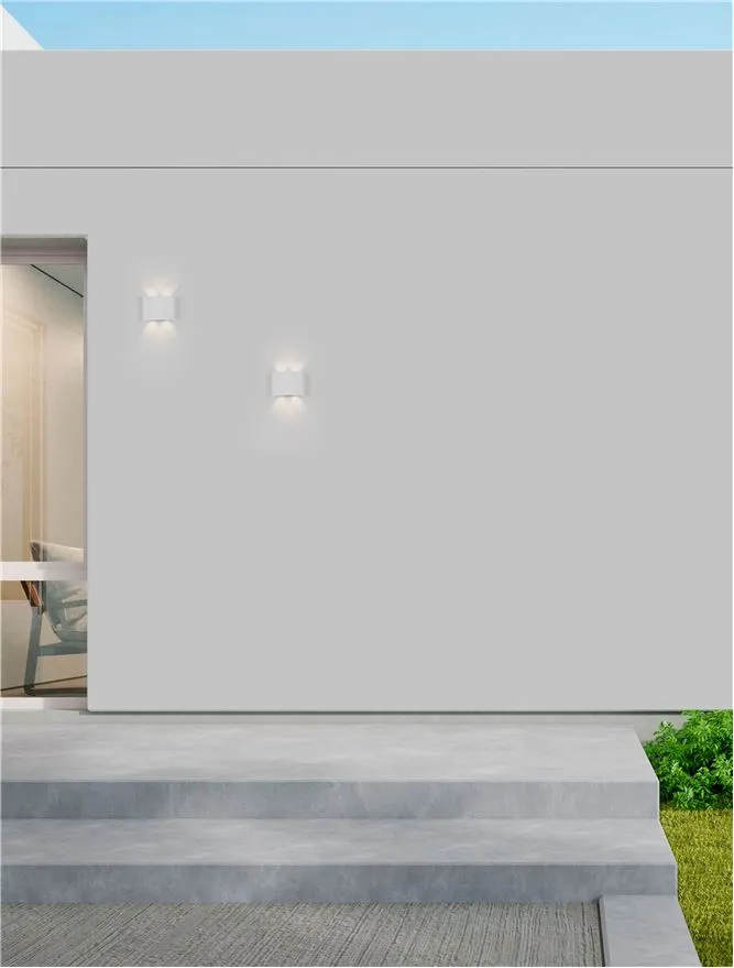 Aplică exterior DUOMO LED 5 W, 220-240 V, 400 lm, 3000K, IP54, policarbonat și aluminiu