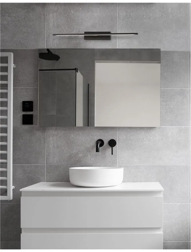 Aplică MONDRIAN LED 20 W, 220-240 V, 1615 lm, 3000K, IP44, aluminiu și acril