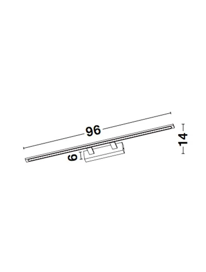Aplică LIVIA LED 30 W, 230 V, 2422 lm, 3000K, IP44, aluminiu și acril