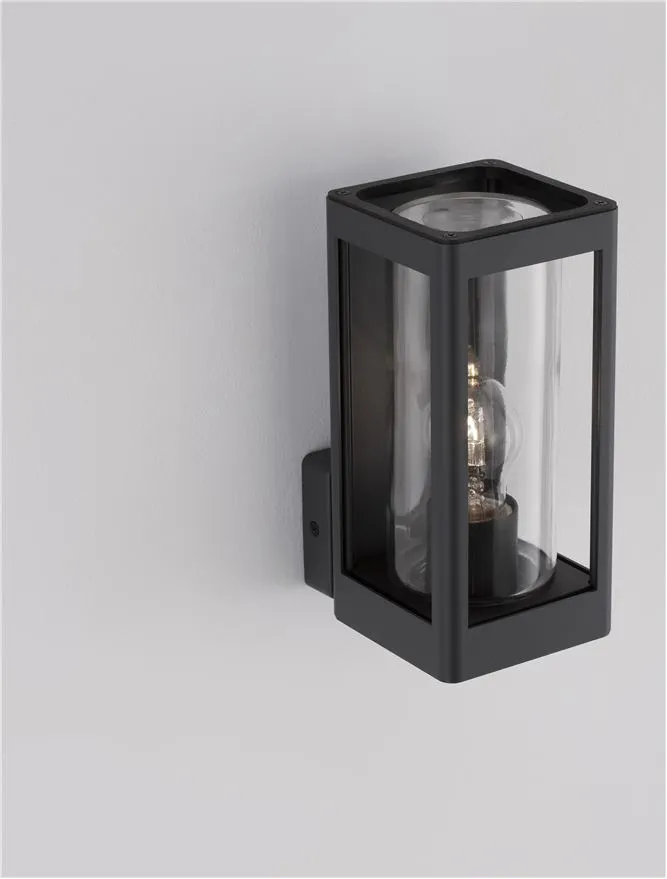 Aplică exterior FIGO E27, 1x12 W, 110-240 V, IP54, aluminiu și sticlă 7