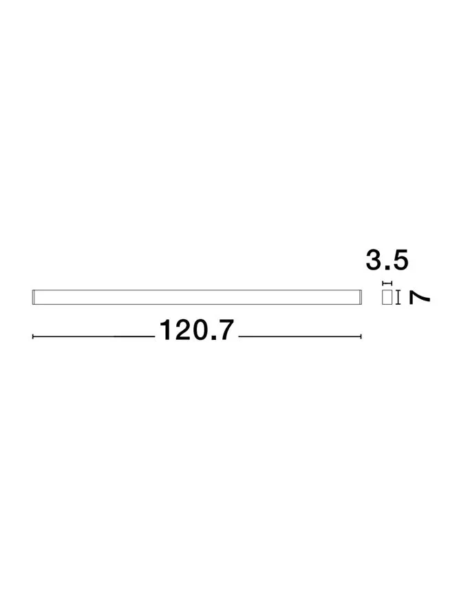 LINA 40 W, 220-240 V, 2800 lm, 4000K, IP20, UGR <8, CRI ≥90, aluminiu
