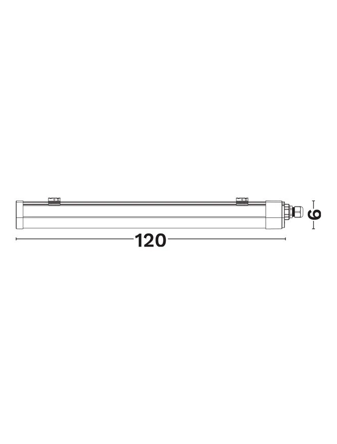 Dirpno LED 36 W, 220-240 V, 4757 lm, 4000K, IP65, CRI ≥80, pc
