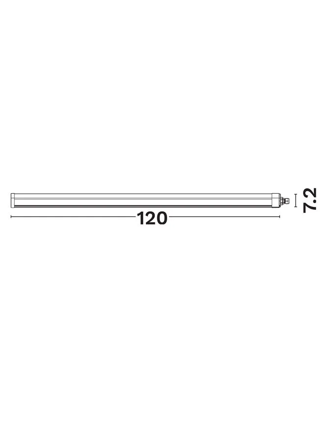 Dirpno LED 36 W, 220-240 V, 4819 lm, 6500K, IP65, CRI ≥80, pc