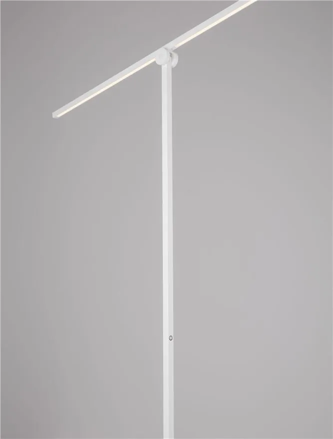 Lampadar TENSO LED 24 W, 220-240 V, 909 lm, 3000K, IP20, dimmabil tactil în 3 trepte, aluminiu 5
