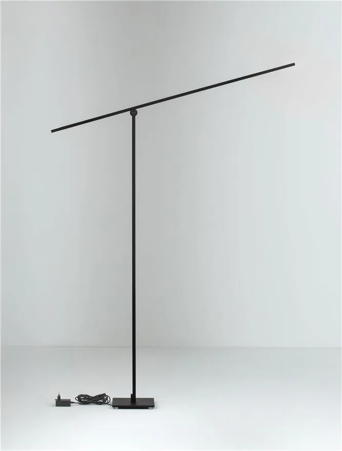 Lampadar TENSO LED 24 W, 220-240 V, 909 lm, 3000K, IP20, dimmabil tactil în 3 trepte, aluminiu