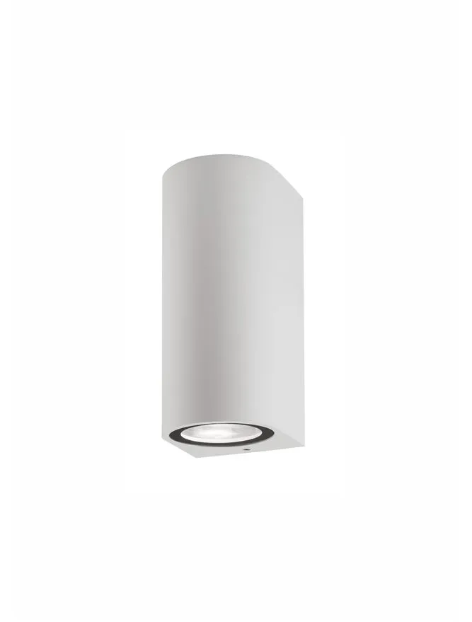 Aplică exterior NERO GU10, compatibil 2x35 W, 220-240 V, IP54, aluminiu și sticlă 2