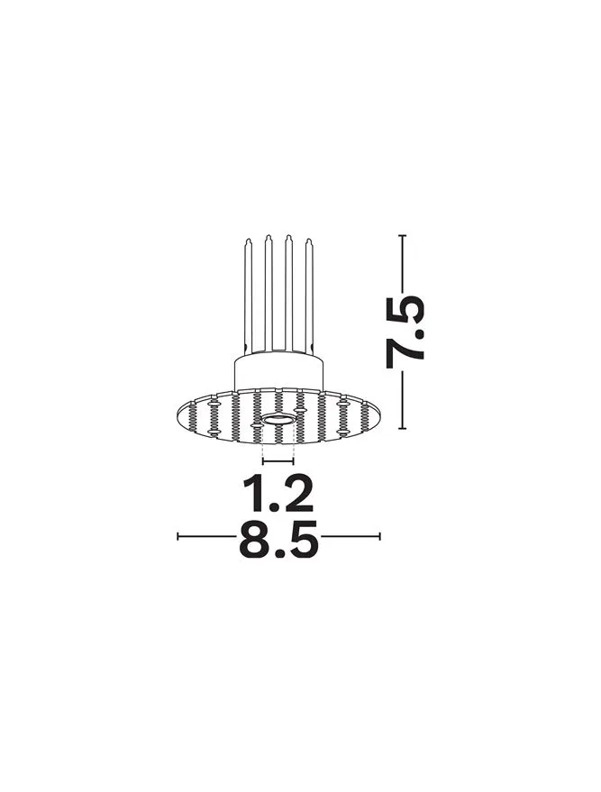 Spot Glade LED 7 W, 220-240 V, 150 lm, 2700K, IP20, UGR <7, CRI ≥97, aluminiu