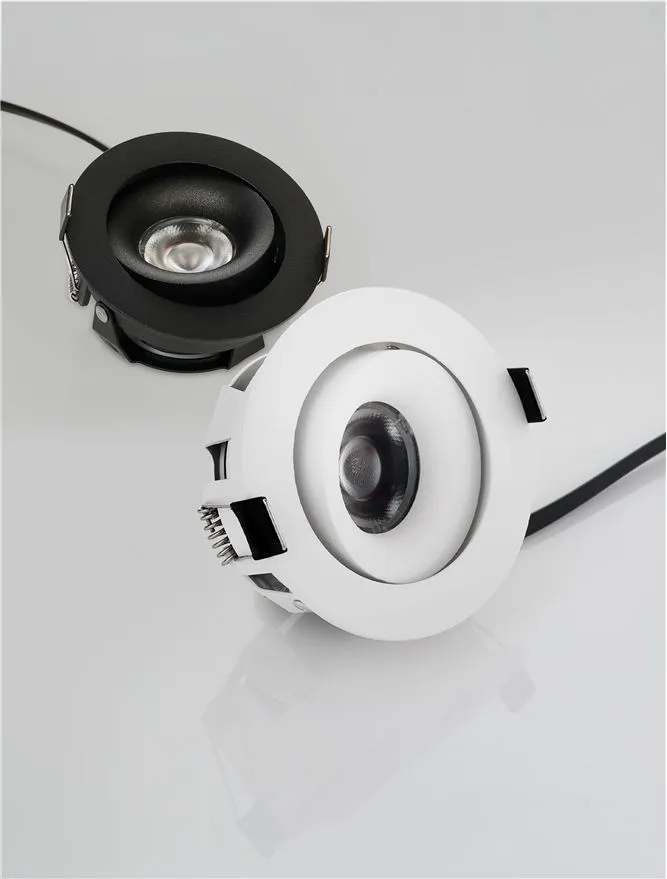 Spot Lonza LED 7 W, 220-240 V, 602 lm, 2700K, IP20, UGR <10, CRI ≥97, aluminiu