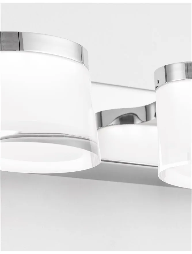 Aplică SABIA LED 15 W, 220-240 V, 1620 lm, 3000K, IP44, aluminiu și acril