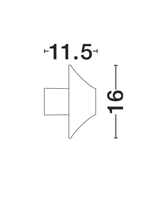Aplică exterior ALUX LED 11 W, 220-240 V, 993 lm, 3000K, IP54, policarbonat și aluminiu 5