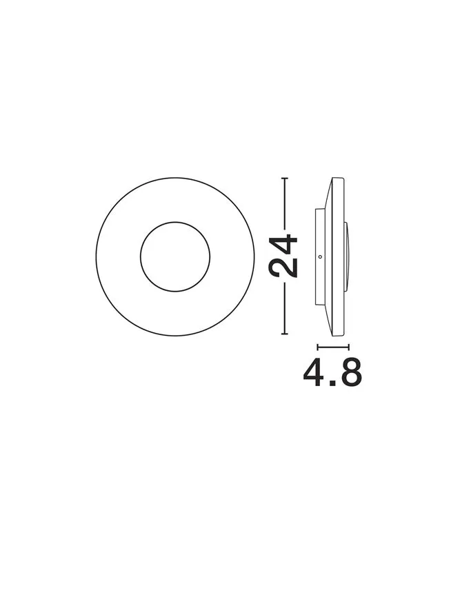 Aplică exterior CICO LED 12 W, 220-240 V, 587 lm, 3000K, IP65, policarbonat și aluminiu 6