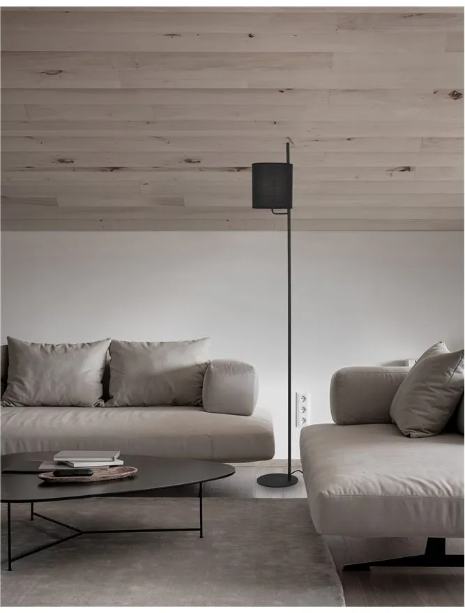 Lampadar YAMA E27, 1x12 W, 230 V, IP20, aluminiu