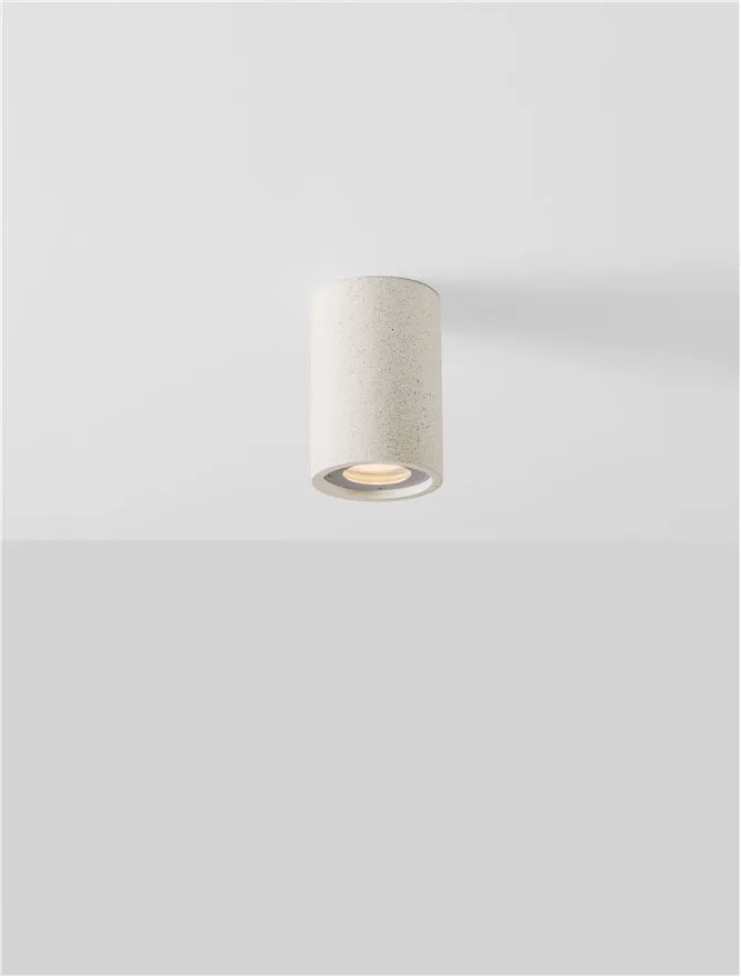 Plafonieră exterior PAR GU10, 1x10 W, 100-240 V, IP65, ciment