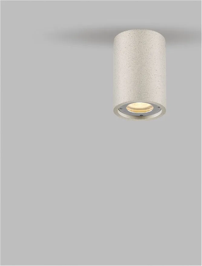 Plafonieră exterior PAR GU10, 1x10 W, 100-240 V, IP65, ciment