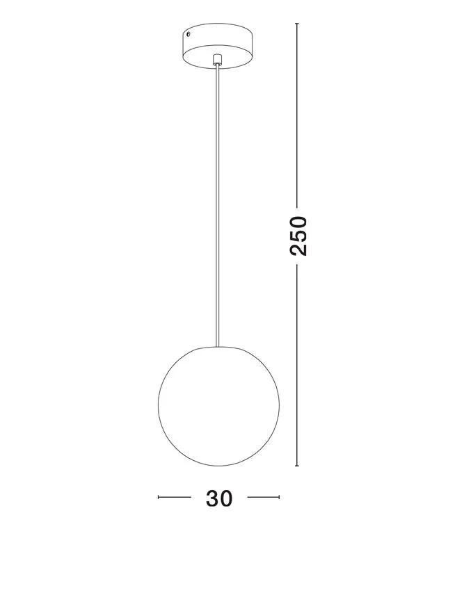 Suspensie exterior MOON E14, 1x5 W, 100-240 V, IP65