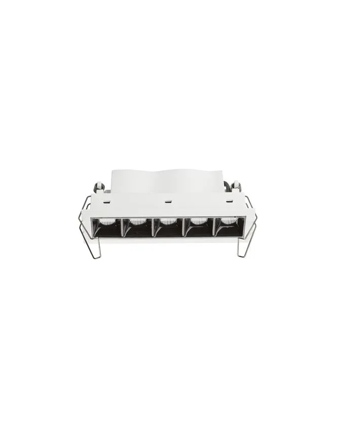 Spot SWAN LED 5x2 W, 16 V 500 mA, 700 lm, 3000K, IP20, aluminiu