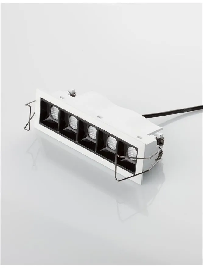 Spot SWAN LED 5x2 W, 16 V 500 mA, 700 lm, 3000K, IP20, aluminiu