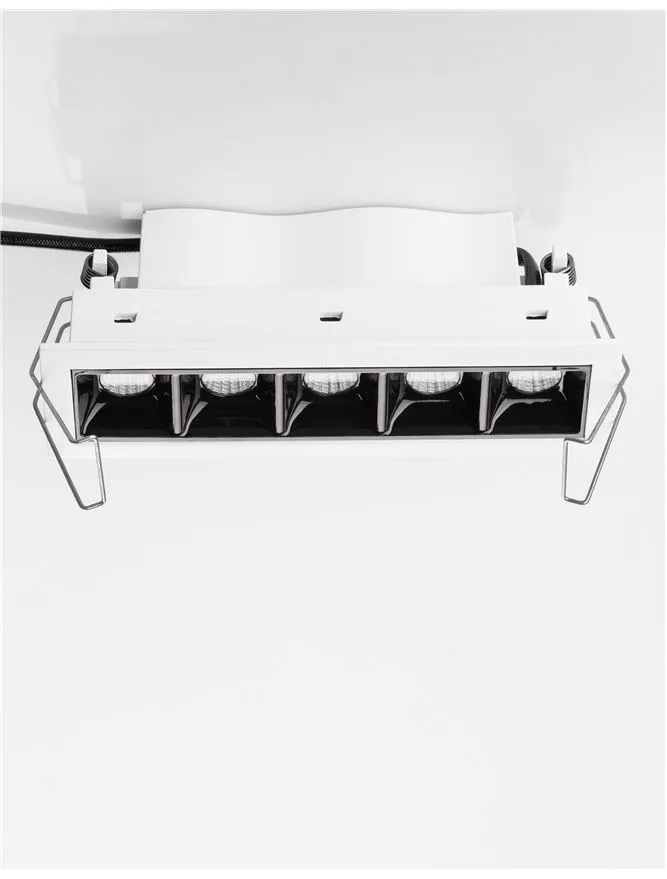 Spot SWAN LED 5x2 W, 16 V 500 mA, 700 lm, 3000K, IP20, aluminiu