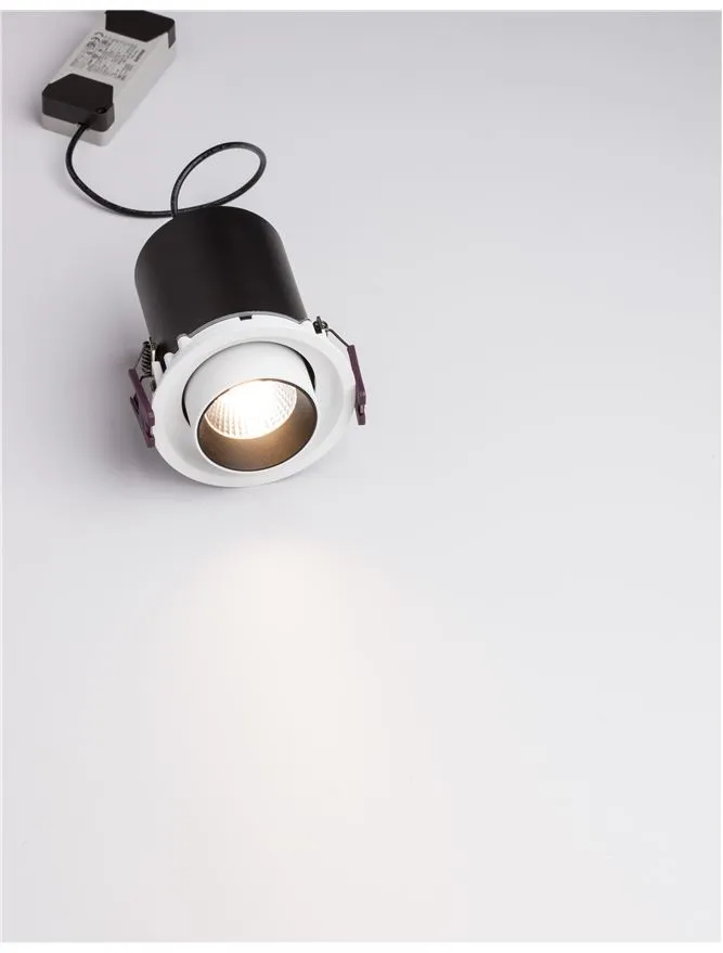Spot PIN LED 12 W, 220-240 V, 720 lm, 3000K, IP32, aluminiu