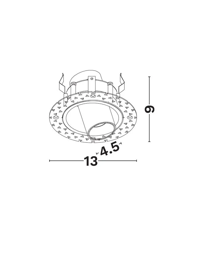 Spot Pulse LED 10 W, 220-240 V, 878 lm, 2700K, IP20, UGR <17, CRI ≥90, aluminiu
