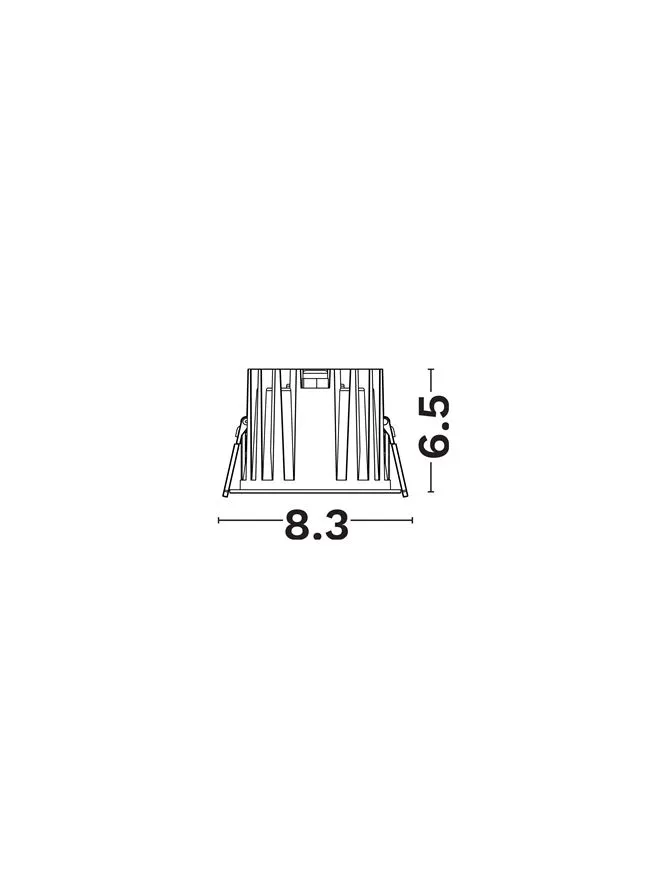 Spot Lox LED 15 W, 220-240 V, 1120 lm, 4000K, IP54, UGR <19, CRI ≥90, aluminiu