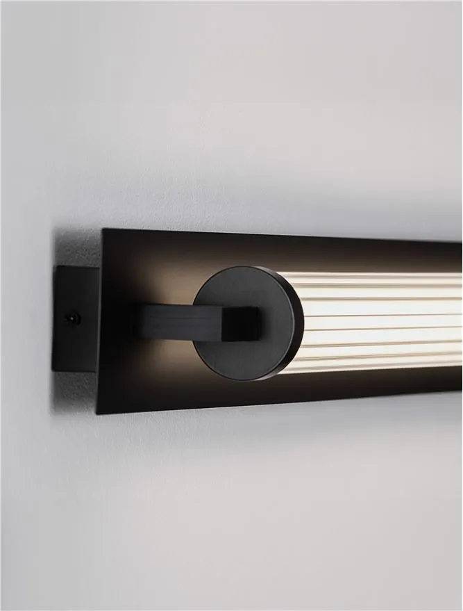Aplică FASKO LED 16 W, 220-240 V, 1019 lm, 3000K, IP44, acril, metal și sticlă
