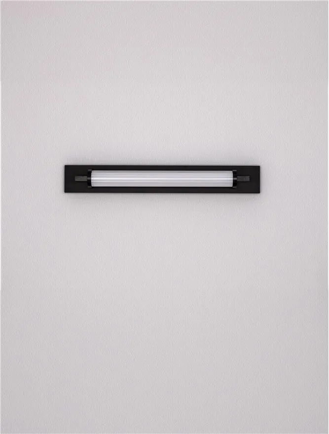 Aplică FASKO LED 13 W, 220-240 V, 747 lm, 3000K, IP44, acril, metal și sticlă